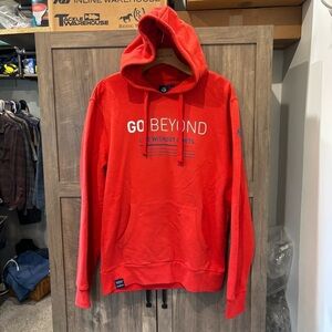 North Sails Go Beyond Small Hoodie Sweatshirt Red